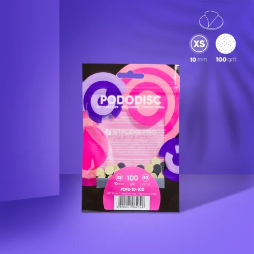 WYMIENNE PILNIKI NA MIĘKKIEJ BAZIE DO DYSKU PEDICURE PODODISC XS EXPERT (50 SZT)